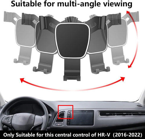 Car Phone Holder for 2016-2022 Honda HRV HR-V - Auto Accessories Navigation Bracket Interior Decoration Mobile Cell