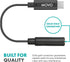 Movo 3.5mm TRRS Microphone Adapter Cable to USB-C, Compatible with iPhone 15 and up, Optimized for Pro Audio