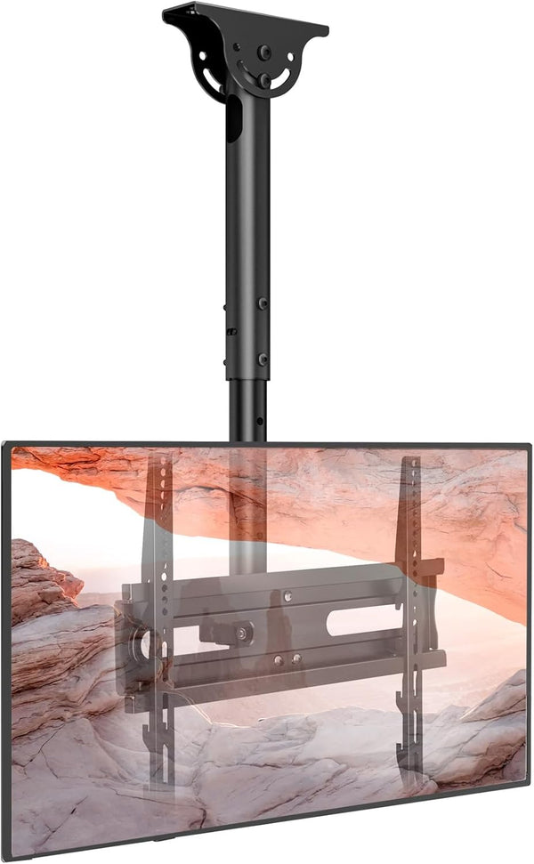 AX WABER Ceiling TV Mount Adjustable Bracket for 26-65 inch LCD LED OLED 4K