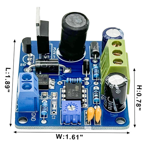 DC 12V to 170V High Voltage DC Boost Converter Module for Nixie Tube, 10V-13VDC Input, 130V-190V Output