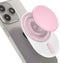 AUROX Transparent Pink Magnetic Phone Grip Holder for MagSafe, Expandable Collapsible Stand Compatible with iPhone 15