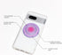Aura PopSockets Phone Grip with MagSafe Compatibility, Includes Adapter Ring, Wireless Charging Compatible Phone Holder.