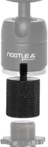 GRIFITI NOOTLE MUSIC MIC STAND ADAPTOR, 5/8” 27 Female to 1/4” 20 Male with Mini Ball Head for Cameras
