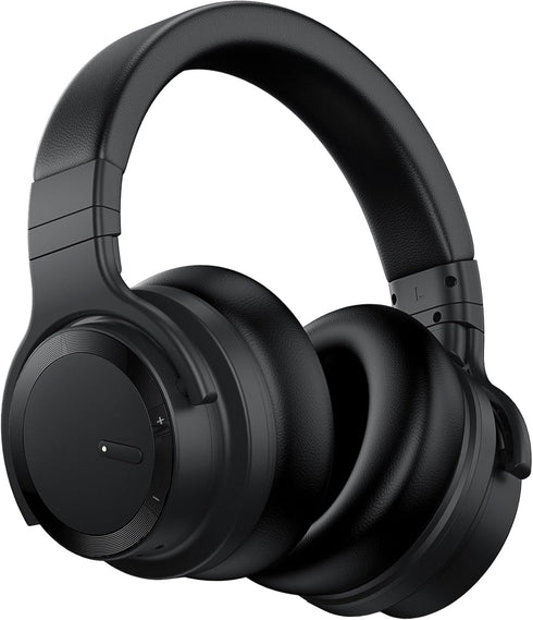 E7 Active Noise Cancelling Wireless Bluetooth Headphones with Rich Bass, Clear Calls, Bluetooth 5.0, 30 Hours Playtime,
