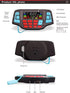 XYC 3" MP3 2.0, Motorcycle Weatherproof Bluetooth Wireless Speaker Music Player Sound Audio Stereo Amplifier System ATV