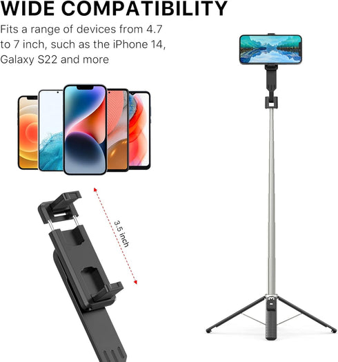 M MYBAT PRO 4 1 MYBAT PRO Selfie Stick Tripod with Remote, in Extendable Portable Bluetooth Selfie Stick & Phone Tripod
