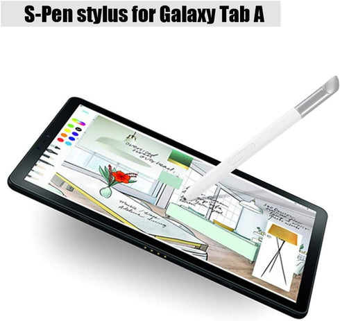 A+ Touch Capacitive Stylus Pen for Galaxy Note 10.1 N8000 N8020 N8010 Tablet, White Basics