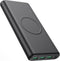 HETP Wireless Portable Charger Power Bank, 33800mAh 15W Fast Wireless Charging 25W PD