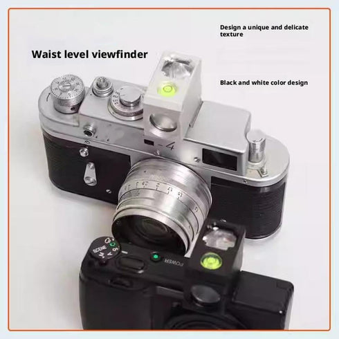 Generic Waist Level Viewfinder, Optical Waist Level Viewfinder External Viewfinder, Cold Boot Mouth Hot Shoe Cover