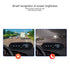 Solar-Powered Multifunctional Vehicle Speedometer HUD Display