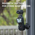 Lupholue 360 3 Magnetic Mount Expansion Adapter, Camera Bracelet with Cold Shoe on Car Railings Refrigerators, Rotation