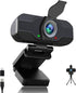 XPCAM USB C Camera 1080p Webcam with Microphone/Tripod/Cover, Auto Light Correction, 110 FOV,