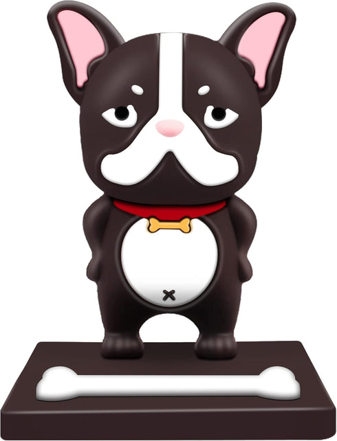 Kawaii Puppy Dog Desktop Holder, Cute Cartoon Animal Cell Phone Stand for Desk, Compatible with All Smartphones