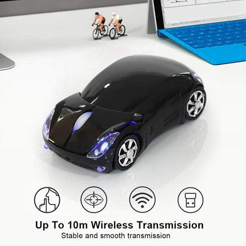 Yoidesu Wireless Mouse, 2.4G Wireless Connection High-Precision Optical Mouse with Receiver Compartment, optoelectronic Mini Bluetooth Mouse for Windows XP/Vista/Windows 7(Black)