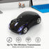 Yoidesu Wireless Mouse, 2.4G Wireless Connection High-Precision Optical Mouse with Receiver Compartment, optoelectronic Mini Bluetooth Mouse for Windows XP/Vista/Windows 7(Black)