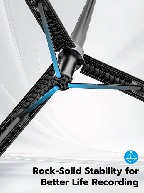 USKEYVISION 70" 360 Recording/Photography(UT-02) Multifunctional Phone Tripod for iPhone with Light, Extendable Selfie