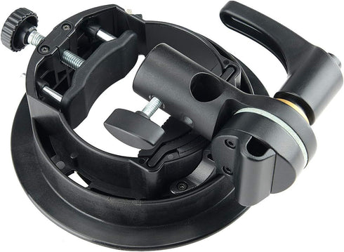 Godox S2 Speedlite S-Type Bracket Bowens Mount for Godox V1 AD200Pro AD400Pro, Precise Tilt Control and Umbrella Mount