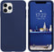 IceSword Compatible iPhone 11 Pro Case, Thin Liquid Silicone, Soft Silk Matte, Blue