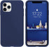IceSword Compatible iPhone 11 Pro Case, Thin Liquid Silicone, Soft Silk Matte, Blue