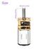 6V 15RPM 4 10mm DMiotech Rated Torque Output Shaft Length Micro DC Speed Reduction Motor Mini Metal Gearbox Motor