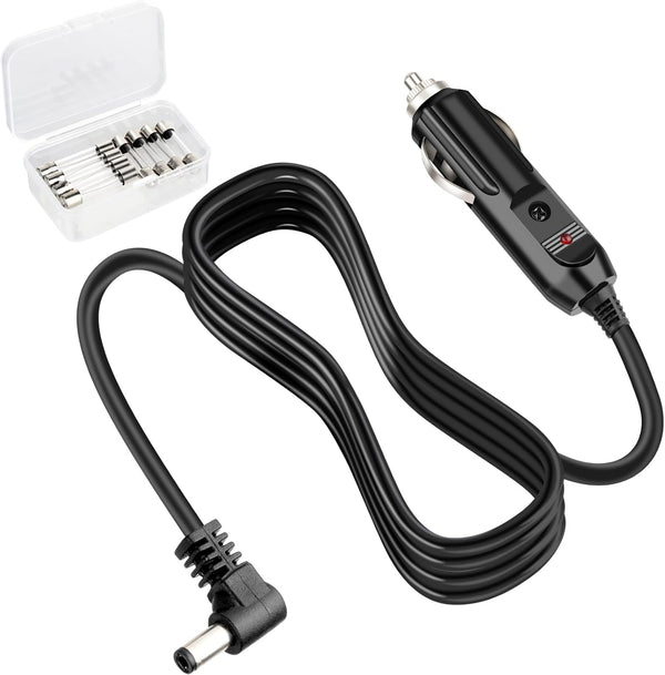 Replace 12V Car Charger Power Cord for Lnogen One G1 G2 G3 G4 G5 Portable Oxygen Concentrator Series, 8.5FT Wire