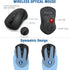 EDJO Wireless Keyboard and Mouse Combo, Full-Sized Ergonomic Computer Keyboard with Wrist Rest and 3 Level DPI