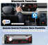 CAMECHO MP3/U Car Radio Bluetooth Single DIN Car Stereo Audio, Car Audio with Bluetooth Handsfree/FM/ Disk/AUX/USB