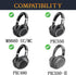SOULWIT Cooling Gel Earpads Replacement for Sennheiser PXC480, PXC550, MB660 UC, Noise Isolation Memory Foam, Burgundy