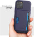 ENCASED Phantom Wallet Case for iPhone 12 Pro Max, Protective Cover with Card Holder Slot (3 Credit Cards Capacity),