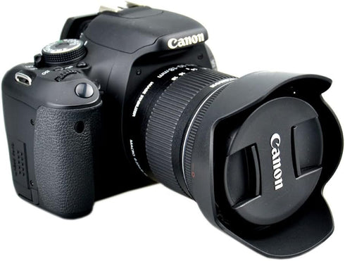JJC LH-73C Lens Hood Shade for Canon EF-S 10-18mm f/4.5-5.6 is STM Lens, Replaces EW-73C, Black