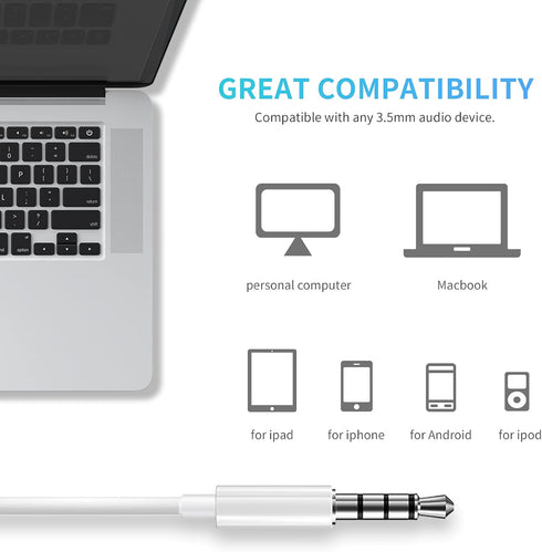 Wired Earbuds Headphones 4 Pack, 3.5mm Jack Ear Buds with Microphone, Compatible with Computer Laptop iPad Android