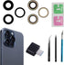 3pcs/Set Back Camera Lens Glass Replacement for iPhone 15 Pro, 6.1inch with Pre-Installed Adhesive + Repair Tool Kit