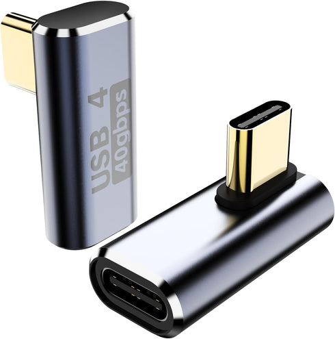 BERLAT 90 Degree USB C Adapter, Right Angle USB C 240W Male to