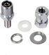 1 Pack CB Antenna Stud Mount Adapter - SO-239 UHF Female Connector for 3/8 x 24 Threads CB HAM Radio