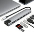 Treayes USB C Hub 8 in 1 for MacBook Air/Pro 4K HDMI, Ethernet,