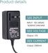 12V 1A AC/DC Adapter Switching Power Supply 100-240V AC to DC 12W 12V 1A Wall Charge for CCTV Camera, LED Strip Light, Routers, Speakers, Home Appliances, Scanner,Plug 2.1mm X 5.5mm