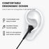 MOSWAG in Ear Wired Headphones, Wired Earbuds with Microphone, 3.5mm Jack Suitable for Smartphones, Computers, Laptops
