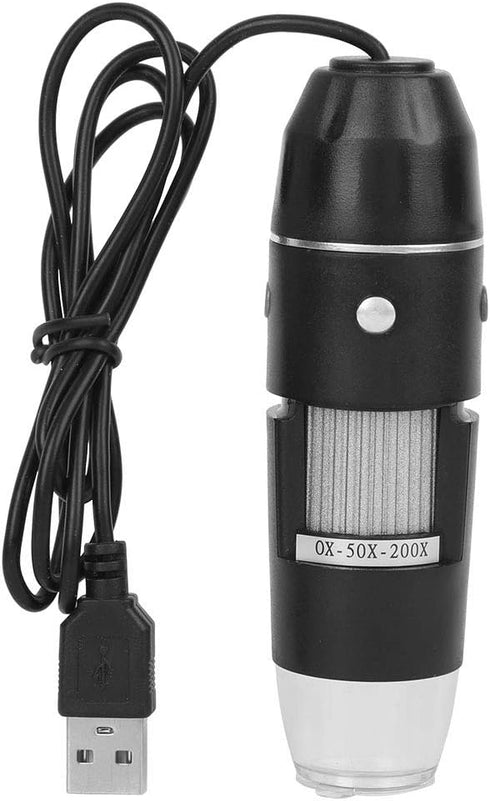 Marhynchus USB Microscope Camera, 0X-500X, Environmental Protection Matte Pattern Induction Dimming Digital Microscope