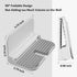 pzoz Wall Mount Cell Phone Holder for Outlet, Foldable Cellphone Stand for Mirror Bathroom Shelf Shower Bedroom Kitchen or Dorm Charging, Compatible with iPhone iPad or Tablet (White)