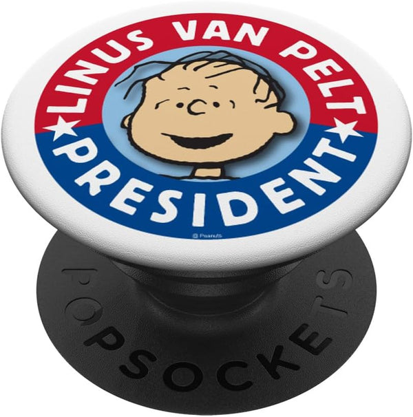 Peanuts Linus Van Pelt for President PopSockets Standard PopGrip