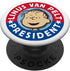 Peanuts Linus Van Pelt for President PopSockets Standard PopGrip