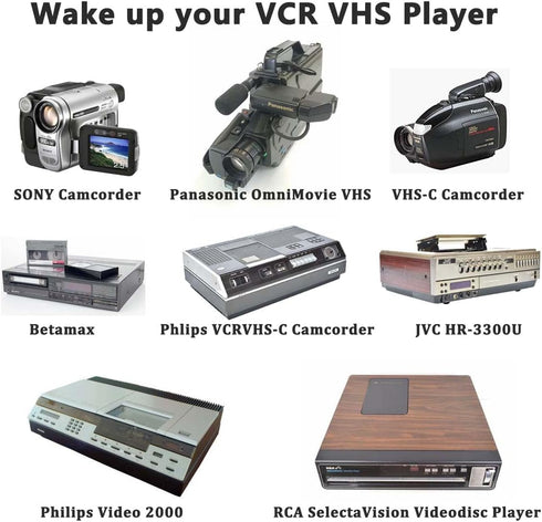 RF Demodulator Coax to HDMI UHF Modulator, Coaxial Converter for JVC Videodisc, VHS, Camcorder to HDTV