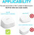 Outlet Wall Mount for eero 6 Dual-Band Mesh Wi-Fi 6 System, Space Saving, Easily Movable Holder (2 Pack)