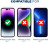 Tech Armor Privacy Ballistic Glass Screen Protector for iPhone 14 Pro Max - 5G 6.7 Inch Tempered Glass