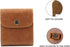 Photo Pouch Album for Fujifilm Instax Square SQ40 SQ1 SQ20 SQ10 SQ6 SP-3 Instant Camera Film Mini 3 Inch Film Accessories Case Bag with Soft PU Leather Material (Brown)
