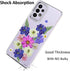 Unov Clear Case for Galaxy A53 5G, Soft TPU Shock Absorption Slim Embossed Pattern Protective Back Cover (Very Peri