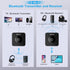 ZIOCOM Bluetooth 5.0 Transmitter Receiver, 2-in-1 Wireless Audio Adapter for TV/PC/Speaker, Pairs 2 Devices