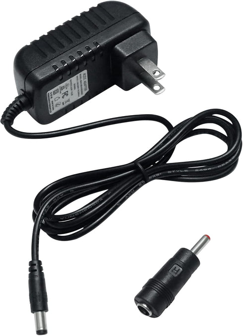 12V 1A Power Supply Adapter, AC to DC Plug 5.5mm x 2.5mm Wall Charger Replacement for Camera, LED Light