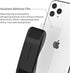Sinjimoru Phone Grip with Silicone Band Comfortable One-Hand Holder & Kickstand for Smartphones, Tablets, and eReaders
