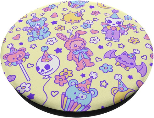 Clowncore Pastel Goth Clown Babycore Kidcore Weirdcore PopSockets Standard PopGrip